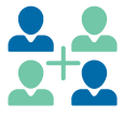 WestDerm_Icons_Collaboration Four People Icon